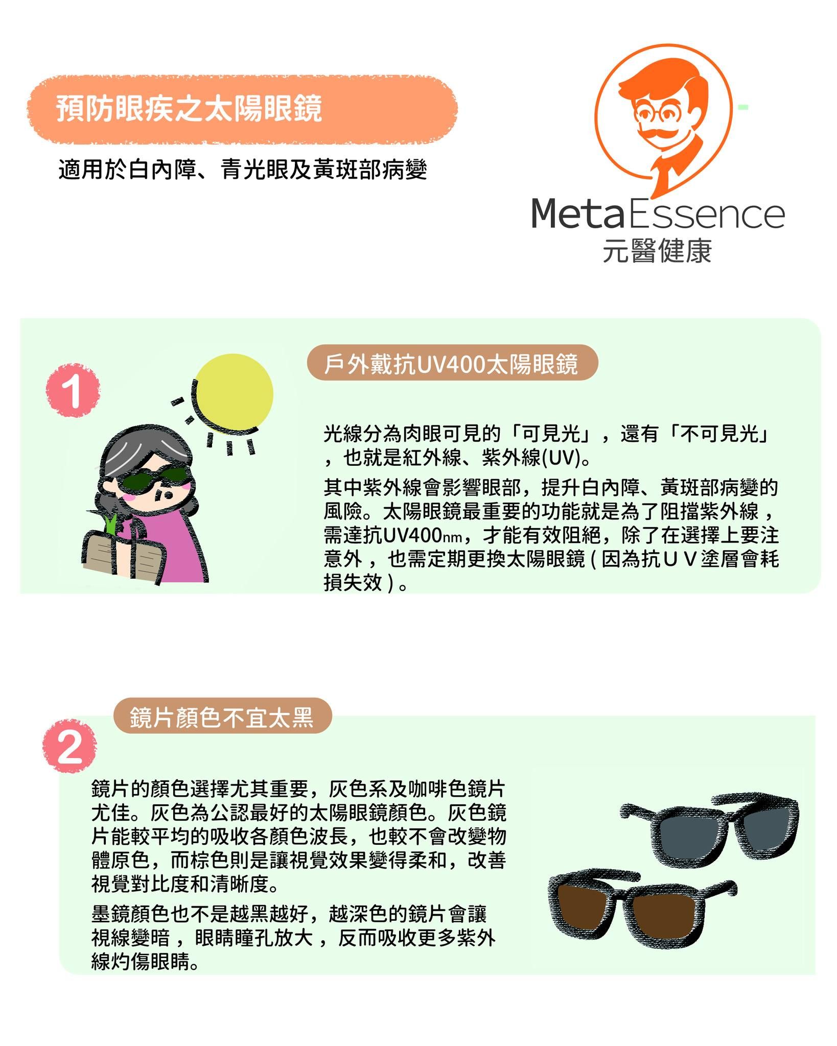 太陽眼鏡選擇